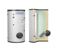 Cordivari Bollitore in Acciaio Extra 1 WXC 500 L con Scambiatore Estraibile Coibentazione Morbida Smontabile