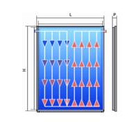 Cordivari Collettore Solare Verticale per Impianti Circolazione Forzata 2,50 mq