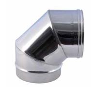 CORDIVARI Curva acciaio inox 90 gradi AISI 304 da 200 mm