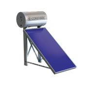 Cordivari Sistema Solare a Circolazione Naturale Panarea 200 L 2,00 mq con Struttura Tetto Piano + Liquido Solare