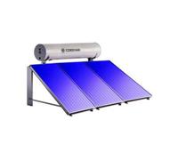 Cordivari Sistema Solare a Circolazione Naturale Panarea 300 L 6,00 mq con Struttura Tetto Piano + Liquido Solare