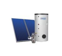 Cordivari Sistema Solare Eco Basic B2 a Circolazione Forzata 200 L 5,00 mq con Stuttura per Tetto a Falda