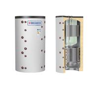 Cordivari Termoaccumulatore Combi 3 WB 600 L con 2 Scambiatori Fissi a Coibentazione Rigida in Polywarm