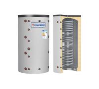 Cordivari Termoaccumulatore in Acciaio Eco Combi 1 VC 2000 L con 1 Scambiatore Corrugato a Coibentazione Morbida Smontabile