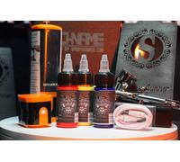 Cordles Mobil Airbrush Set Con Batteriebetriebenen Micro- Compressore