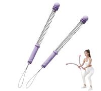 Cordless Battle Ropes with Adjustable Resistance Springs for Men Women,Weighted Ropeless Battle Ropes for Strength Training & Cardio Fitness,Portable Workout Equipment for Home Gym Workout (purple)