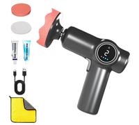 Cordless Car Buffer Polisher, Rechargeable Car Waxing and Polishing Machine, for Cars Detailing/Scratch Removing (Set D)