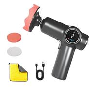 Cordless Car Buffer Polisher, Rechargeable Car Waxing and Polishing Machine, for Cars Detailing/Scratch Removing (Set A)