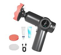 Cordless Car Buffer Polisher, Rechargeable Car Waxing and Polishing Machine, Mini Buffer Polisher Kit for Cars Detailing/Scratch Removing (B)