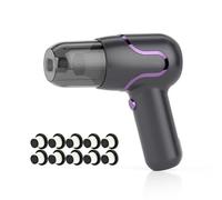 Cordless Car Vacuum Cleaner with 10 filter elements, 9000Pa Vacuum Cleaner And Air Duster, 120W High Power Hand Held Vacuum With LED Light And Multi-Nozzles for Car, Home, Office, Pet(Black)