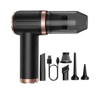 Cordless Car Vacuum, Rechargeable High Power Dust Cleaner With Blower | Strong Suction And Blower Function Remove Dust Crumbs Pet Hair And Debris From Car Seats Carpets Keyboards Desks Furniture