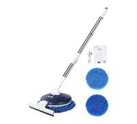 Cordless Car Wash Brush Mop - Rotating Cleaning Tool Device, Rechargeable Adjustable Handle System, Electric Scrubber Mop | Surfaces Cleaner for Auto Truck Glass Home Indoor Outdoor Garage Tasks