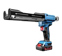 Cordless Caulking Gun Silicone Sealant Electric 12V Double Cartridge Adhesive 400ml Automatic Dual Component Epoxy Applicator(1 battery)