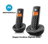 Motorola E202 telefono Telefono DECT Identificatore di chiamata Nero