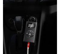 Cordless Electric Portable Car Tire Inflator with Digital Pressure Display 150PSI Quick Inflation Auto Shut Off 60W Rechargeable 3000mAh Battery LED Light for Car Bike Motorcycle T