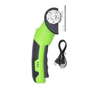 Cordless Electric Scissors - Cardboard Cutter | Safety Lock, Front LED Ligh | Rechargeable 12V Precision Shear Handles Alloy Steel Blades, Ergonomic ABS Grip for Fabric Leather Carpet Crafting Projects