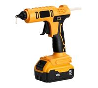 Cordless Elettrico Tenuto In Mano Pistola For Colla A Caldo Di Riparazione Strumento Fai Da Te Saldatura A Ad Aria Calda Anti Scottatura Ugello Con 20 Bastoni Riscaldamento Rapido