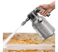 Cordless Foam Sprayer - Rechargeable Car Wash Foam Cannon | 2.5L PP pressure sprayer with adjustable nozzle for auto detailing, garden watering, patios, yards and outdoor cleaning.
