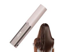 Cordless Hair Straightener, 4 Temperature Flat Iron, Rechargeable Styling Tool with Ceramic Plates, Quick Heat Hair Device, Smooth Glide with Travel Friendly Design Style, Beauty Accessory for Home Sa