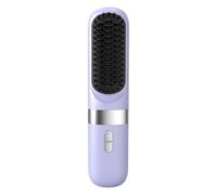 Cordless Hair Straightener Brush, Adjustable Temperature Anti-Scald Hot Comb With Negative Ions Technology, Long Battery Life Cordless Straightening Brush For Effortless Styling For Women