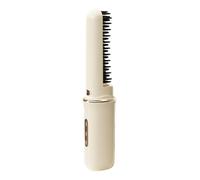 Cordless Hair Straightener Brush, Cordless Hot Comb, Heated Brush Hair Straightener, 3,5 x 19 cm, Ricaricabile Straightening Brush, Negative Ion Hair Brush for Travel Hair Straightener