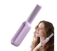 Cordless Hair Straightener Brush, Ionic Hot Comb Straightener, Portable Hairbrush, 2000mah Battery, Ideal for Theme Parties and Birthday Parties, 7.87x1.38 in