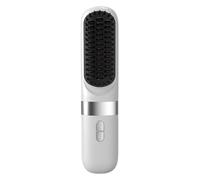 Cordless Hair Straightener Brush, Negative Ions Straightening Brush, Anti-scald Hot Comb Hair Straightener, Adjustable Temperature Straightening Brush, Hair Straightener Brush for Travel and Home Use