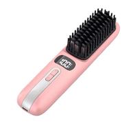 Cordless Hair Straightener Brush, Upgraded Pro Portable Small Straightening Brush For Travel, Negative Ion Hot Styling Comb, 9000 Mah USB Rechargeable Christmas Holiday Parties Gift For Girls, Women