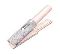 Cordless Hair Straightener - Ceramic Coated Flat Iron, Wireless Tool | Compact Rechargeable Design With duall Functionality, 2 in 1 Curler And For Quick Styling While Traveling Or Outdoors