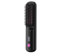Cordless Hair Straightener, Portable Straightening Comb, 1.77x8.07 Inches 4 Adjustable Heat Levels, Rechargeable Fast Heating for Home, Travel, Styling, Curling, Women, Teens