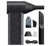 Cordless Hand Blower - Portable Air Duster Unit, Cleaning Blower, Multi Function Air Cleaner | Car Drying Dust Bllower, Garage Leaves Cleanup Tool, Home Office Gutter Motorcycle Cleaning Device