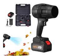 Cordless Leaf Blower, Powerful Turbo Duster with Battery & Charger, Variable Speed Portable Blowing Tool for Lawn, Driveway, Patio, Garden, Snow, Camping, Computer, Outdoor Cleanup
