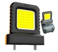 Cordless LED Work Light, 21V Adjustable Flood Lamp, Super Bright Portable Spotlight, 2.87x0.98x3.35 Inches, Ideal for Garage, Car Repair, Camping, Fishing, Job Sites, Electricians, Mechanics
