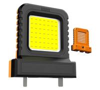Cordless Led Work Light, 21v Rechargeable Floodlight, Adjustable Brightness Lamp, 2.87x0.98x3.35 Inches Portable Spotlight for Garage Repairs, Outdoor Camping, Job Sites, Fishing Use