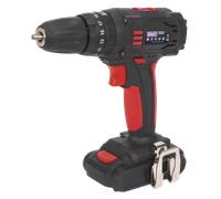 Cordless Martello Trapano/Driver Ø10mm 18V 1.5Ah Litio-Ion 2-Speed - Fast Carica