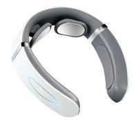 Cordless Neck Massage Heat, Portable Deep Tissue Massager, 14.5x16cm, Rechargeable Neck Relaxer, with 9 Gears 6 Modes, Heated Muscle, for Home Office Travel