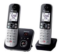 Panasonic KX-TG6862JTB telefono Telefono DECT Identificatore di chiamata Nero, Argento