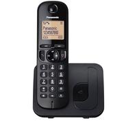 Cordless Panasonic KX-TGC210 Telefono DECT Nero Call Identifier Vivavoce