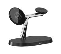 Cordless Phone Charger, Multifunctional Desktop Holder, 5,91 x 3,54 x 4,72 pollici 15 W Magnetic Charging Station Wireless Energy Dock, conveniente supporto per telefoni e smartwatch