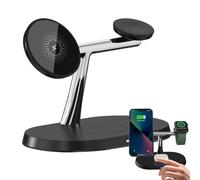Cordless Phone Charger, Multifunctional Desktop Phone Holder, 15 W Wireless Charging Station, Magnetic Wireless Charging Stand, Charger Holder Support, Wireless Charging Station for Phone