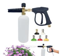 Cordless Pressure Washer guun, Portable Cordless Pressure Washer, Heavy Duty Cordlesses Powerful, High Pressuress Cleaner With 5 Nozzles For Home Garage Driveway Patio Deck Garden Outdoor Cleaning