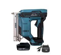 Cordless Rechargeable Nail 18v Lithium Battery Wood Working Decoration Electric Nailer Lithium Electric Nail Gun Per molti media(Full set)