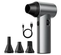 Cordless ricaricabile Air Blower per PC Cleaning, 300,000 RPM - Powerful Air Blower with Continuous Variable Speed for Computers, Keyboards, Home and Car
