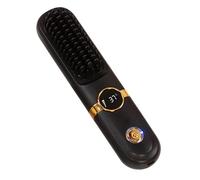 Cordless Straightener Brush, 4-Level Wireless Heated Iron Comb Styling Tool, Portable Travel Straightener Brush, For Home Salon Travel Vacation Business Trips Bathroom Dormitory Women
