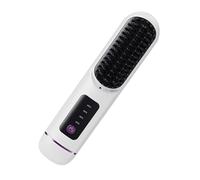 Cordless Straightening Brush | Hair Straightening Brush | Hair Brush Straightener | Rechargeable Hair Straightener | 4Adjustable Temperature Hair Straightener Comb Usb for Women and Men with Long Hair
