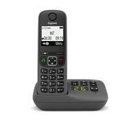 Gigaset AS490A Telefono analogico/DECT Identificatore di chiamata Nero