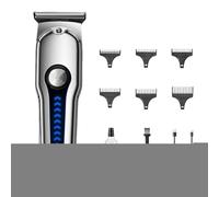 Cordless Trimmer, Hair Clippers, Quiet Motor, Adjustable Lengths, Usb Charging, T-Blade Precision, Detail Styling, Travel Kit, Men Grooming, Home Salon, with Case for Storage