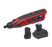 Cordless Utensile Rotante & Incisore Kit 49pc 12V - Sealey CP1207KIT Nuovo