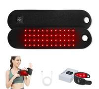 Cordless Wrist Heating Pad, with Massage, 3 Heats and Vibrations Modes, Home Office Travel Heating Pad for Wrist, Hand, Arm, Knee, Elbow (1Set)