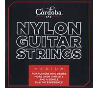 Cordoba Corde per chitarra in nylon, set da 6, tensione media, colore rosso
